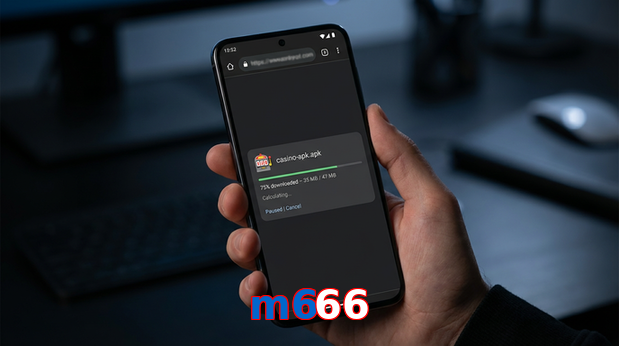 Main screen of M666 apk page for PK players