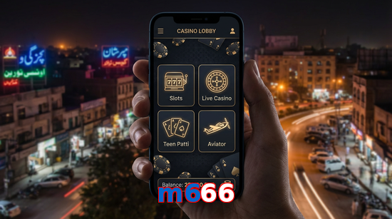 Main screen of M666 app page for PK players