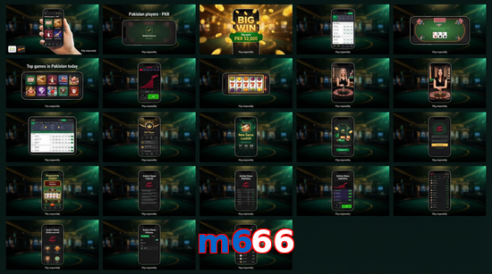 Main screen of M666 bet page for PK players